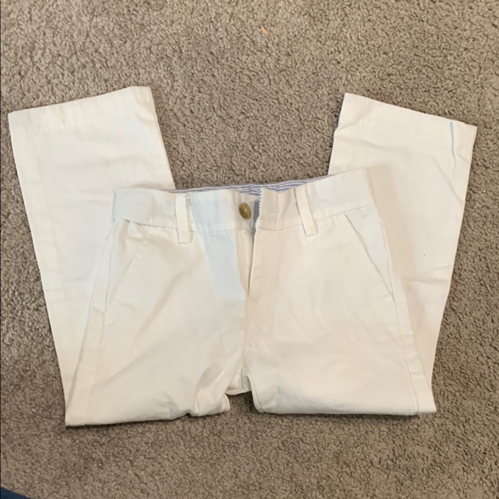 Janie & Jack - Classic White Chino Pants